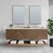 James Martin Vanities Marcello 72in Double Vanity, Chestnut w/ 3 CM Eternal Marfil Top D200-V72-CSN-3EMR - alternate 2